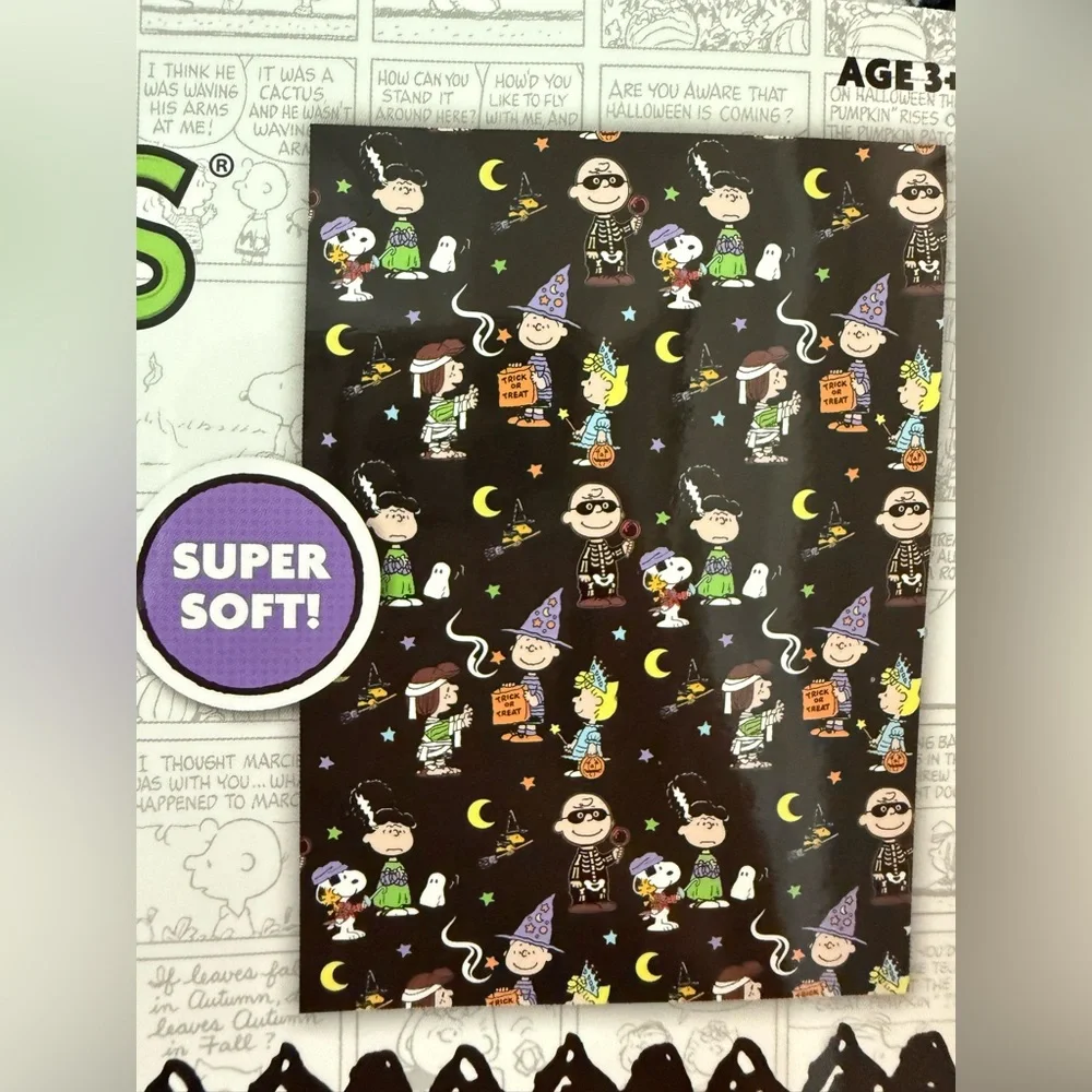 Peanuts Snoopy Halloween Blanket🖤